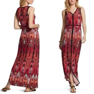 Chico’s Art Nouveau Butterfly Maxi Dress